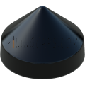 11.5" Black Round Cone Piling Cap