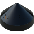 14.5" Black Round Cone Piling Cap