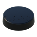 9.0" Black Round Flat Piling Cap